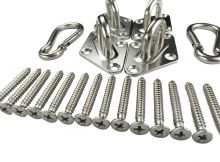 Rectangle Sun Shade Sails Installation Hardware Kit