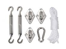 Triangle Hardware Kit for Sun Shade Sails  