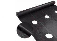 Weed Control Fabric With Planting Holes 