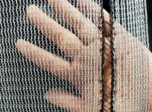 HDPE Grey Scaffolding Netting, 80g/m² Construction Debris Net