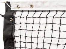 Tennis Net for Club, Black knotted Net Thread Diameter 3mm 