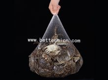 White Polypropylene Mesh Bag Package Net Seafood Bag 21cm