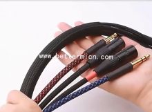 Black Braided Cable Management Sleeves PET Sleeve