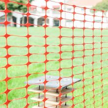 Plastic Orange Warning Mesh Net Snow Fence