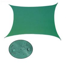 Best Selling Green Rectangular 3x4m Waterproof Shade Sail