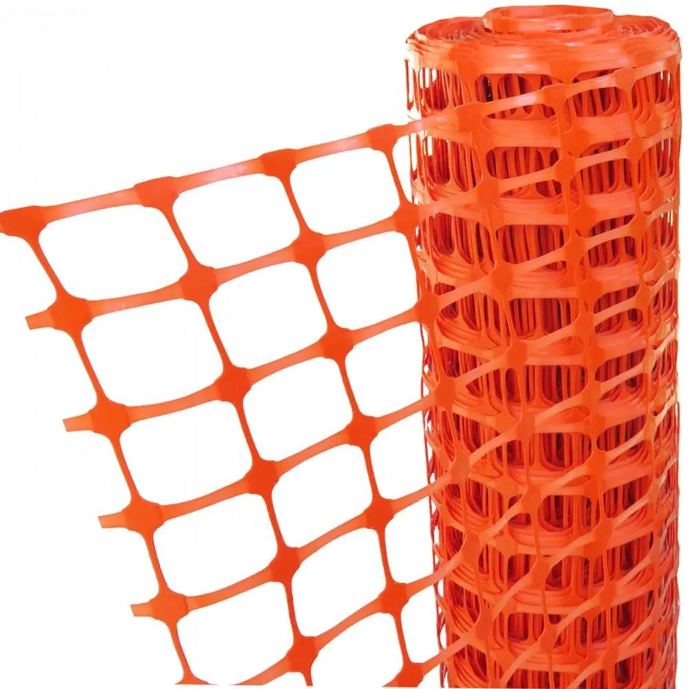 Orange Plastic Safety Fence Net
